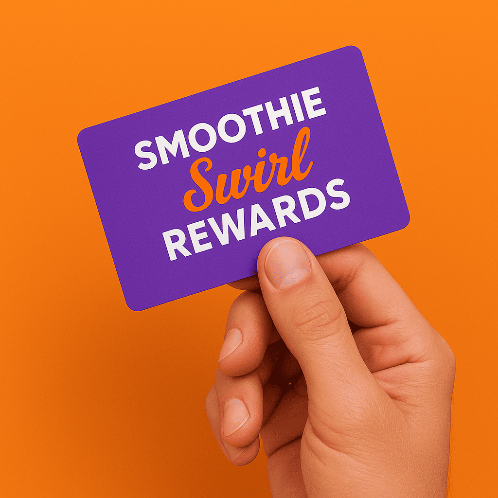 hand holding rewards card